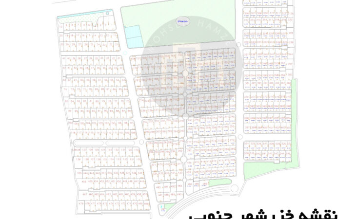 نقشه خزرشهر جنوبی