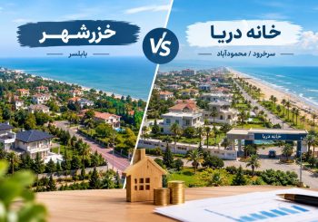 مقایسه خرید ویلا در خزرشهر و خانه دریا برای سرمایه گذاری